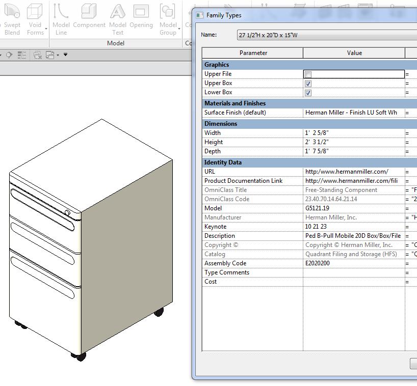 Create good Content In addition to assigning the Keynote and Assembly Code parameters in the Revit Template file, it is important to assign these parameters when creating loadable families.