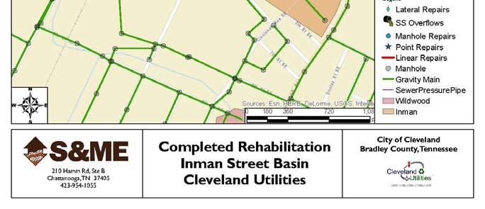 It was observed that the Inman Street basin had a 62% reduction in the time of overflow for 1-inch of rainfall from 3.4 hours to 1.3 hours.