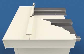 Third layer isolates the unit roof panel from exterior elements and provides an air barrier between the roof panel and third-layer roof systemeliminating the possibility of