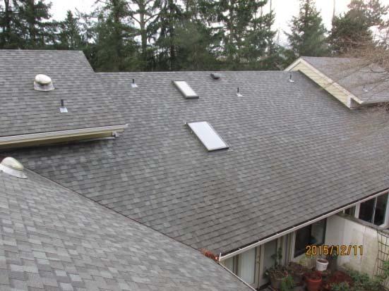 Specific areas of concern are listed and discussed below: 1. Roof Ventilation. Roof ventilation is absent along the upper portion of the vaulted roofs.