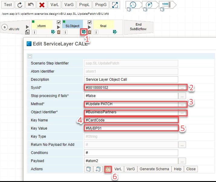 5.3 Customize the XSL Transformation Click the XSL transformation atom (xform). The integration framework opens the Embedded XML Editor to edit the XSL file.
