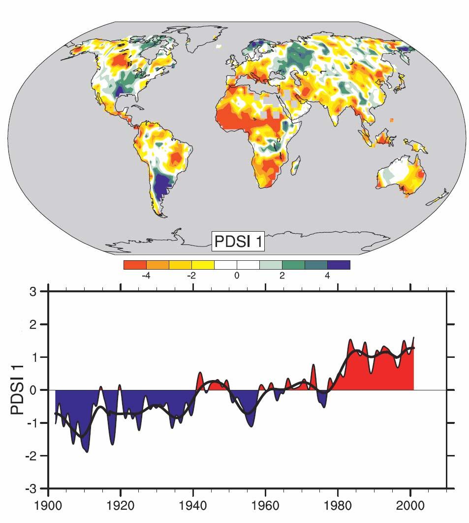 20 th Century Spatial/Temporal Combination Wetter Than Average Drier Than Average Figure 13.