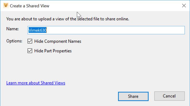 Shared Views Improvements in 2019 Release The following enhancements have been made to Shared Views: When creating a shared view, publish options