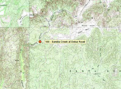 Station Name: Sandia Creek at Deluz Road Hydstra Reference #: 902SND100 Location: Latitude 33 29'31.9" N Longitude 117 14'47.