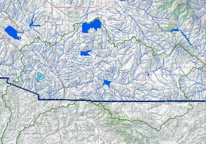 The total drainage area of the Upper Temecula Creek station is 85,404 acres, of which 34,794 acres are within Riverside County.