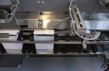Maximum Flexibility Continuous or intermittent motion Manual or automatic product feeding Servo controlled main drive allows flexible selection of the operating mode Numerous bespoke feed systems