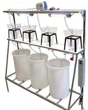 Multiple under-counter or stackable washers for a lower cost