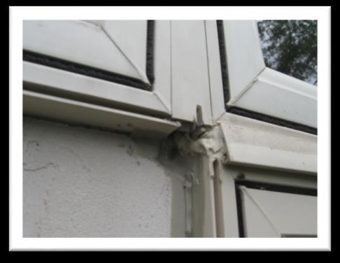 Miter joints should be externally sealed or seamless in design to prevent