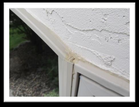 Typically, this joint is caulked and/or insulated and has a mullion cap
