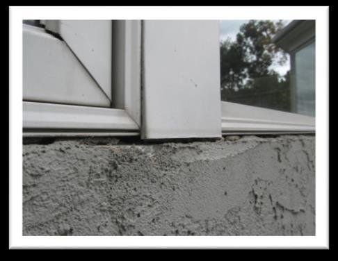 moisture intrusion; however, a caulk joint should never be the primary means to stop