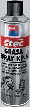 SPRAY WITH PTFE Ref: 33933 Long lasting lubricant with a low friction coefficient High adhesion on metal, elastomer and plastic Good load-carrying and anti-wear capacity It withstand temperatures