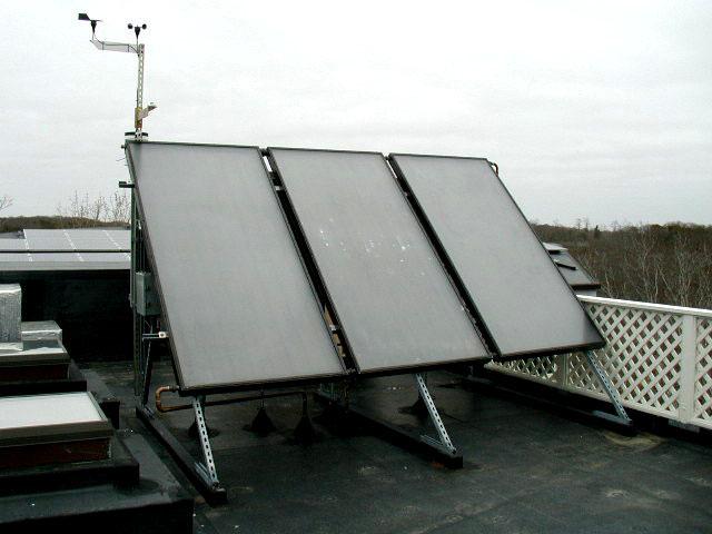 the PV panels is not the same as for the solar thermal