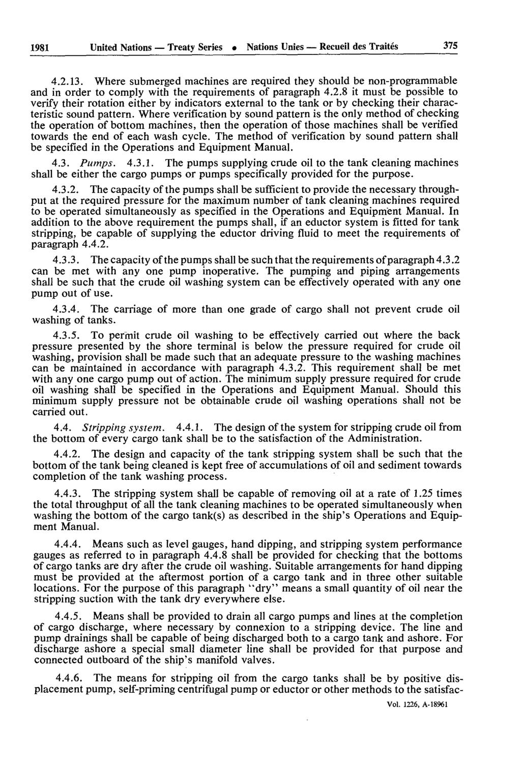 1981 United Nations Treaty Series Nations Unies Recueil des Traités 375 4.2.13.