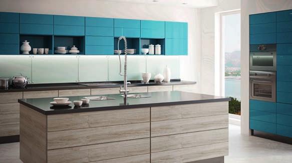 08 09 Kitchen furniture industry Worktops in modern kitchens have to withstand heat, fat splashes, fruit acids, coffee, tea and red