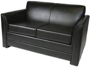 Loveseat - Black Leather C-3 Laredo Chair - Black Leather South