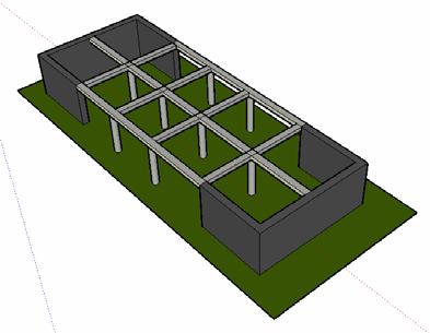 Symmetrically placed shear walls; (2). Shear walls/bracing placed at the end. For low or medium rise structures any of the above illustrated systems can be used.