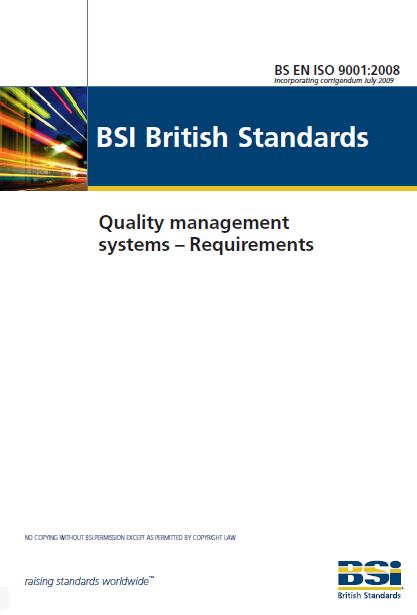 ISO 9001:2008 Quality Management BIM Systems