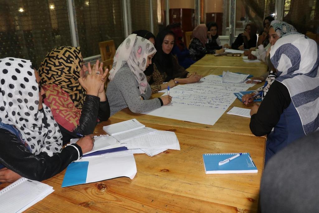 The training participants were also provided brief information on gender budgeting steps and processes.
