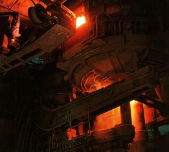 Electric Arc Furnace! Melting of scrap and alloys!