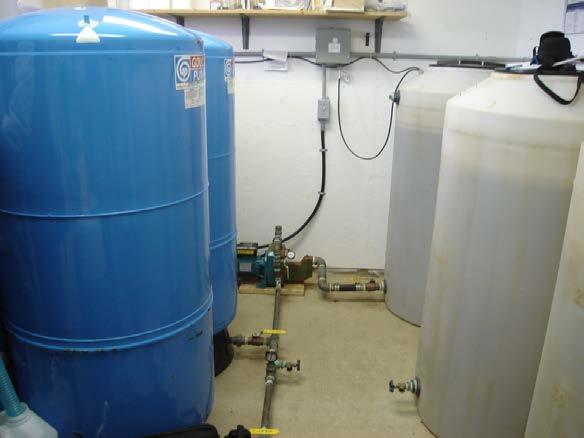 of treated water from storage to distribution.