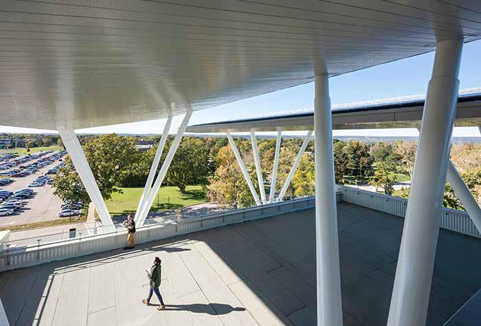 About Mohawk College High-performance elements include 2000 solar panels, a building envelope that minimizes heating and cooling loads while maximizing natural light, 28 geothermal wells that store