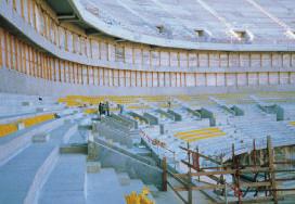A7 APPLICATIONS APPROVALS/LISTINGS Stadium Seating The fast dispensing, fast curing properties of A7 made it ideal for installing over 70,000 seats in this