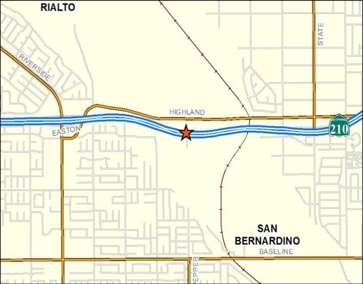SR 210 Phase: Design Type: Interchange SR-210 AND PEPPER AVENUE This project will provide a new freeway interchange to serve the City of Rialto.