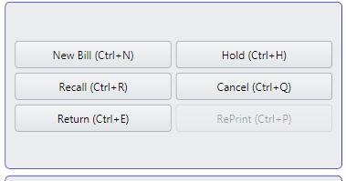 user can select the bill number for which the return transaction should be created.