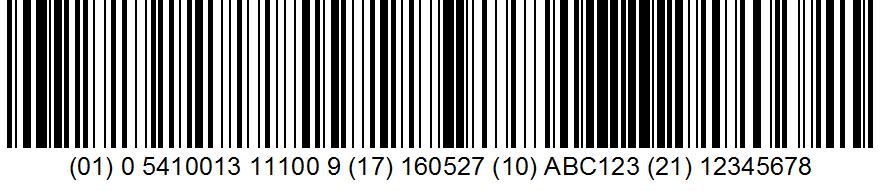 (GTIN) Expiration Date Barcode: GS1