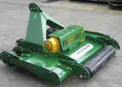 Rotary style machines can also direct grass and mulched