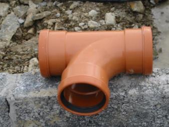 Rubber seals on upvc pipes.