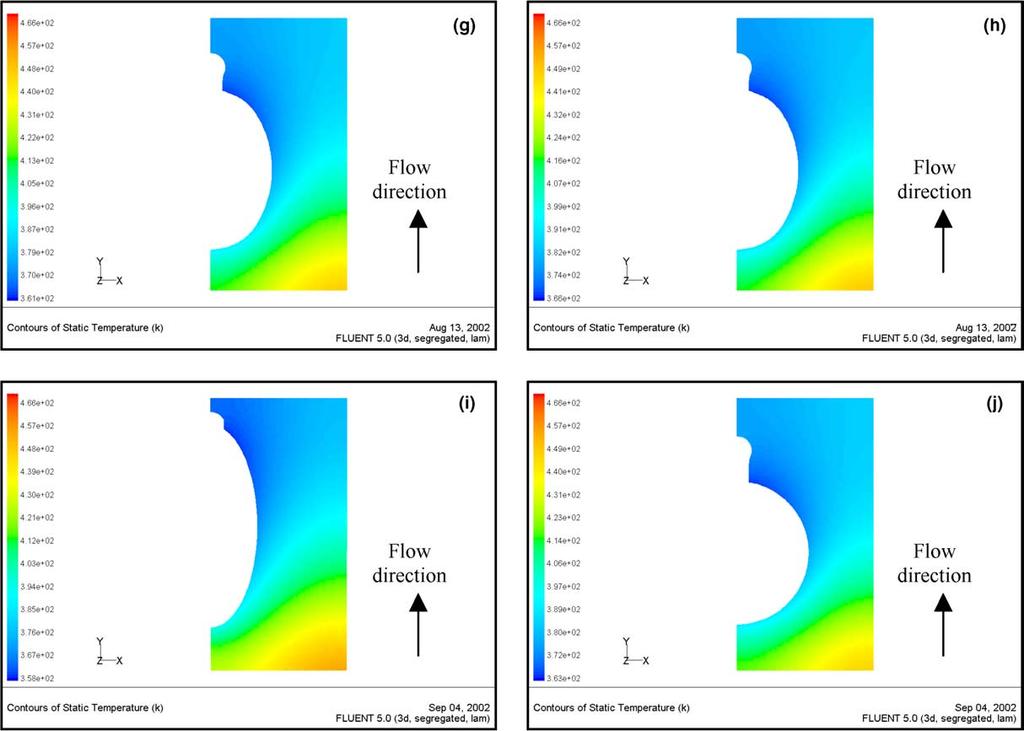 A. Erek et al. / Applied Thermal Engineering 25 (2005) 2421 2431 2427 Fig. 4 (continued) Free stream temperature is defined as boundary condition for the inner wall of fin tube.