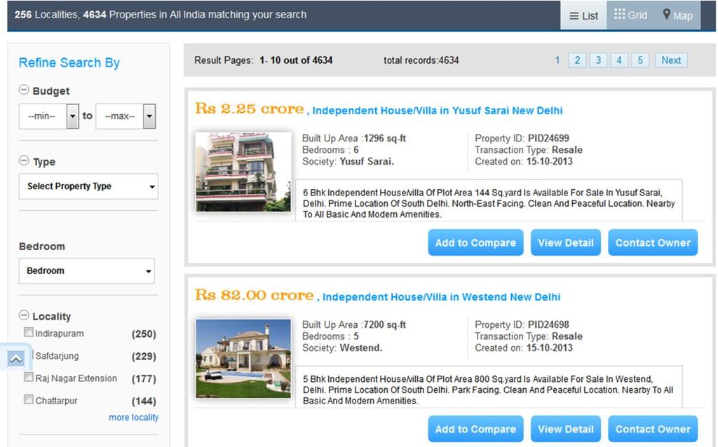 2.0.1 Portal UL Module - Properties Properties Module provide comprehensive property listing, display and submission features that help to get listed properties by agents, builders and developers or