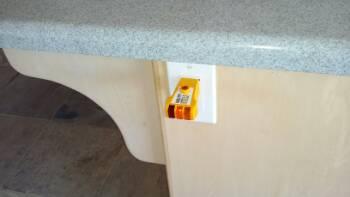 13. Electrical Missing ground observed at kitchen bar counter outlet. This may allow equipment to become energized and poses a shock risk.