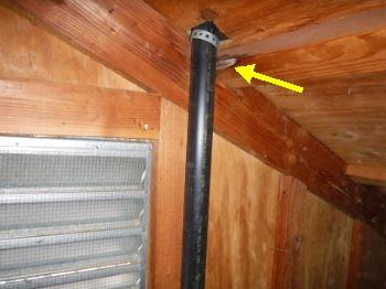 Monitor for leaks &/or have roofing contractor evaluate. 3. Ventilation 4. Duct Work Ridge exhaust venting noted.