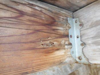 5. Patio and Porch Deck SAFETY - The front deck was observed utilizing only nails for support.