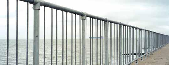392 392 Pedestrian Barrier Available in 900mm and 1800mm widths The Interclamp Pedestrian Barrier is designed to integrate fully