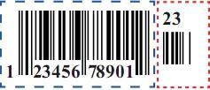 2-Digit Add-On Code A UPC-A barcode can be augmented with a two-digit add-on code to form a new one.
