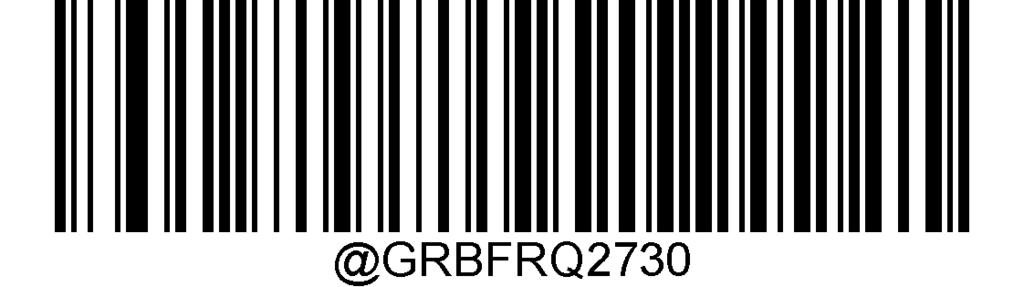 3. Scan the numeric barcodes 2, 0, 0 and 0 from the Digit Barcodes section in