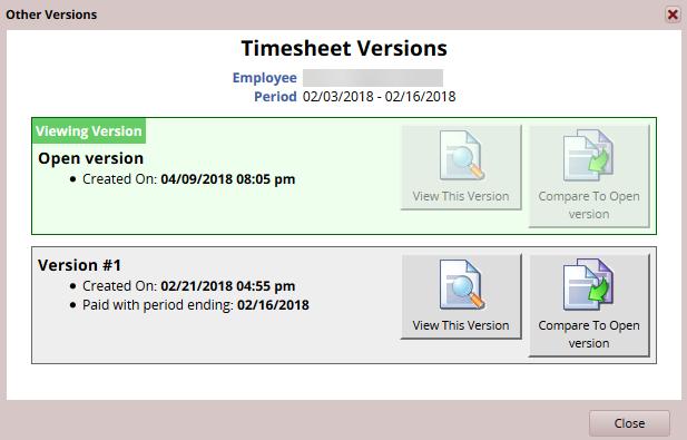 Amending Timesheets Managers can amend timesheets for past pay periods for employees in assignment groups delegated to them.