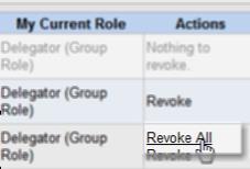 Figure : Action Revoke All.