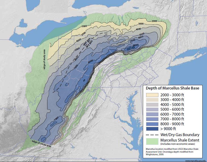 Marcellus Shale one of the largest