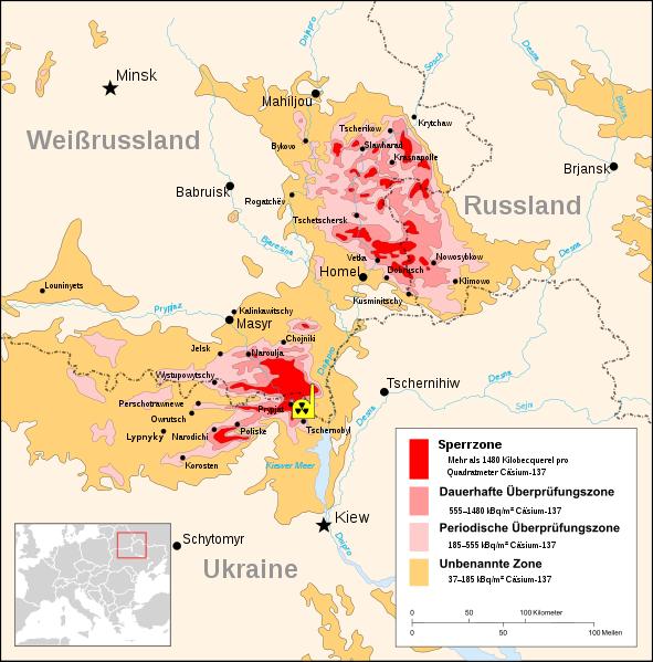 Chernobyl disaster Chernobyl NPP unit 4 exploded April 26, 1986 located in Ukraine, close to Belarusian border 500,000 people + 485 villages