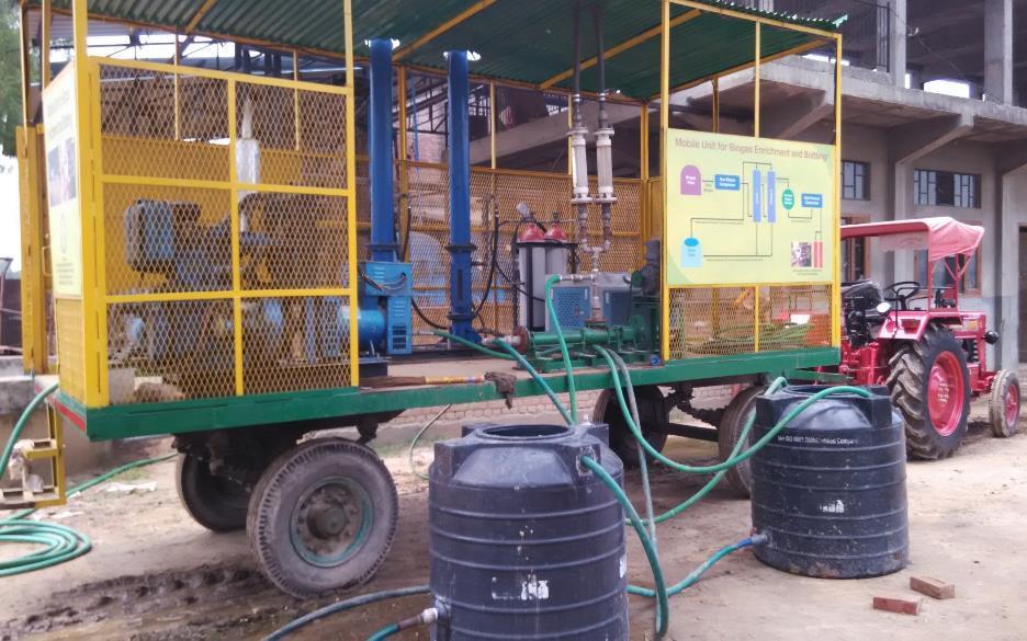 Mobile Biogas Upgradation