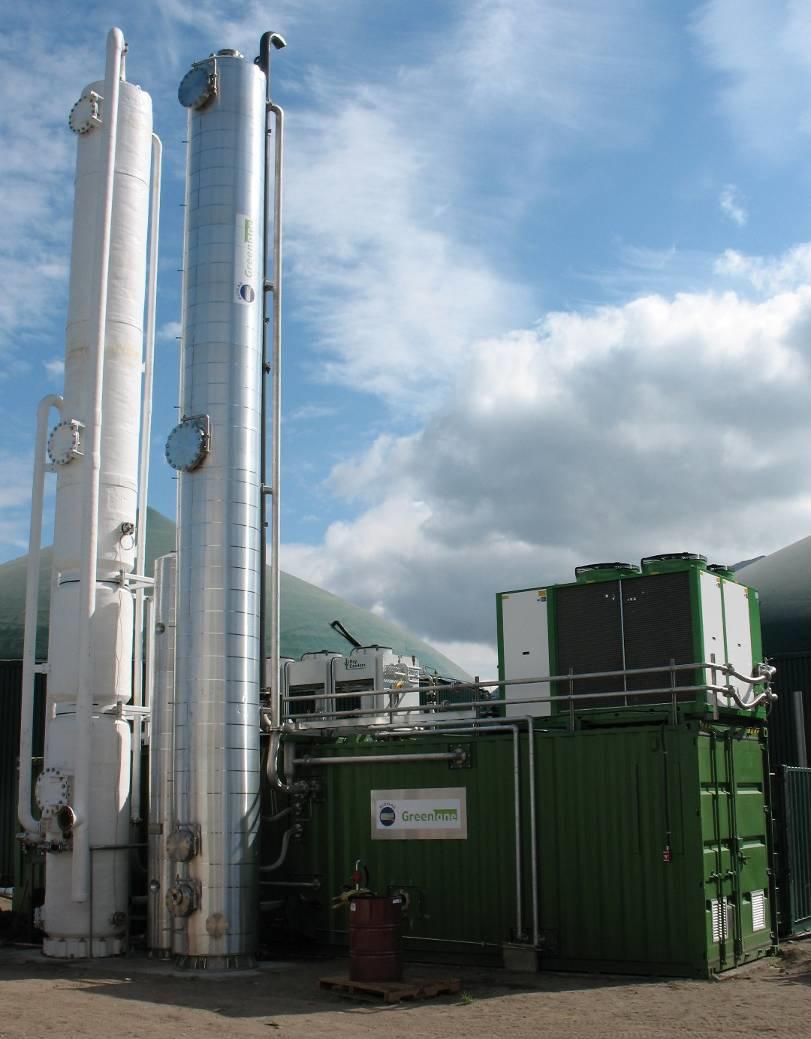 fed to FortisBC (Terasen) grid, with biomethane quality measurement by Greenlane and FortisBC The overall