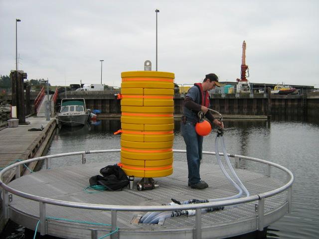 a hydraulic winch 6m 2 provided for instrument