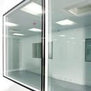 Glazed viewing panels promote improved communications, help in limiting the