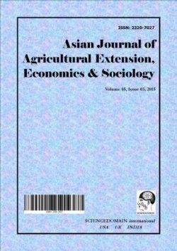 Asian Journal of Agricultural Extension, Economics & Sociology 25(4): 1-9, 2018; Article no.ajaees.