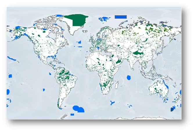 The World Database on Protected Areas, UNEP, 2013 90% of the world s tropical forests lie outside