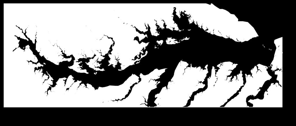 Depth (m) Location of Chesapeake Bay Hypoxic